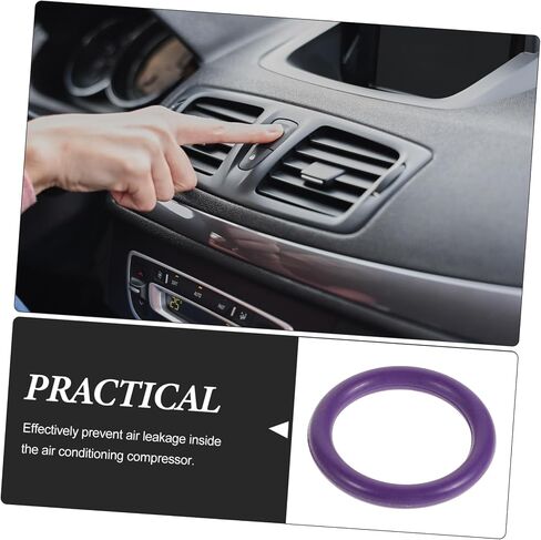 PRETYZOOM Car Air Conditioner Sealing Ring Set 50pcs Gasket Seals Automotive Replacement DIY Kit in Saudi Arabia