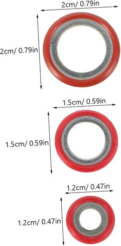 GLEAVI 30pcs Air Conditioning Compressor Sealing Gaskets Easy to Install Auto Gaskets for Air Conditioner Repair Compatible Washer Assortment for Efficient Sealing in Kuwait