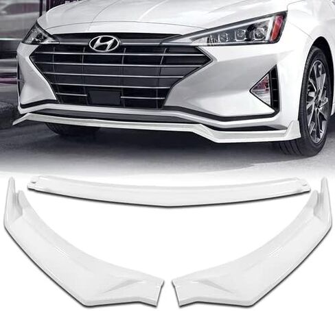 3 قطع ABS ABS MOBER MOPPER SPOILER SPILITER SPILITER SPINED SPONITION TRIM TRIM TRIM متوافقة مع 2019 2020 HYUNDAI ELANTRA SEDAN (MATT Black) in Saudi Arabia