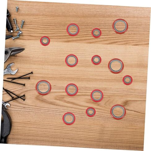 GLEAVI 30pcs Air Conditioning Compressor Sealing Gaskets Easy to Install Auto Gaskets for Air Conditioner Repair Compatible Washer Assortment for Efficient Sealing in Kuwait