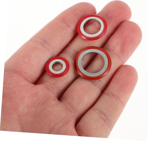 GLEAVI 30pcs Air Conditioning Compressor Sealing Gaskets Easy to Install Auto Gaskets for Air Conditioner Repair Compatible Washer Assortment for Efficient Sealing in Kuwait