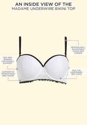Swimsuits For All Women's Madame Underwire Bikini Top (Plus in Saudi Arabia