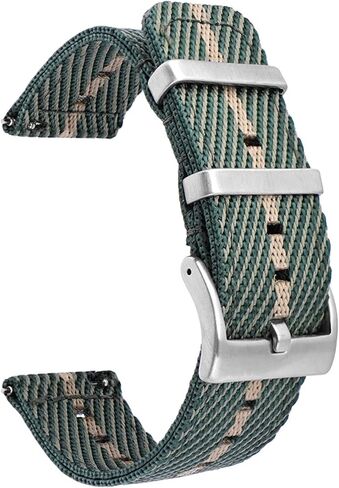 Military Nylon Watch Band Heavy Buckle 18mm 20mm 22mm 24mm Thick G10 Quick Release Premium Nylon Watch Bands Smart Watch Replacement Band Strap for Men Women in Saudi Arabia