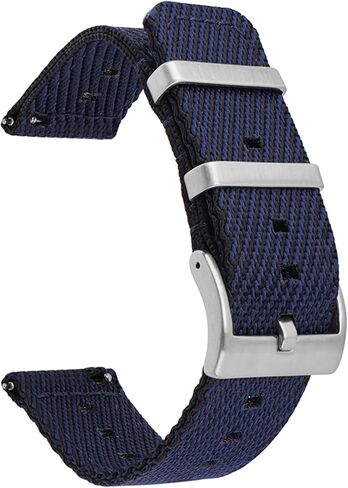Military Nylon Watch Band Heavy Buckle 18mm 20mm 22mm 24mm Thick G10 Quick Release Premium Nylon Watch Bands Smart Watch Replacement Band Strap for Men Women in Saudi Arabia