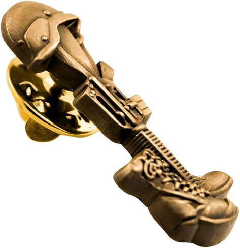 PinMart Final Tribute Battle Cross Fallen Soldier Lapel Pin in Saudi Arabia