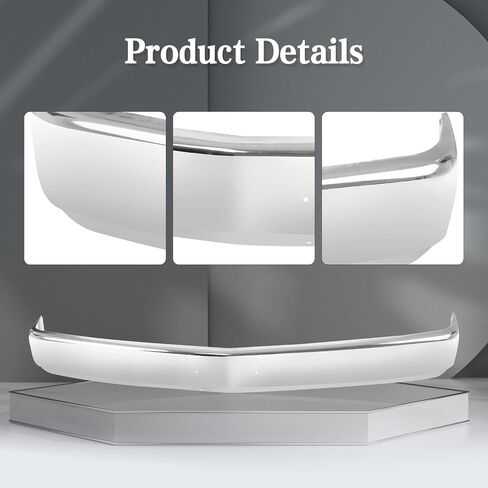 CarPartsDepot Front Bumper Face Bar Black w/License Holes Compatible With 1988-2000 Chevrolet C/K 1500 2500 3500 Blazer Tahoe & 1999-2000 Cadillac Escalade in Saudi Arabia