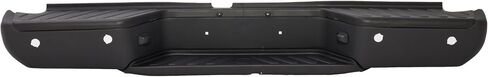 Rear Steel Step Bumper Assembly for 2005-2021 Nissan Frontier without Park Sensor Holes Chrome Back Bumper Replacement for NI1103114,with Pads Brackets and License Plate Lights in Saudi Arabia
