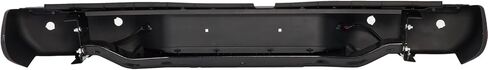 Rear Steel Step Bumper Assembly for 2005-2021 Nissan Frontier without Park Sensor Holes Chrome Back Bumper Replacement for NI1103114,with Pads Brackets and License Plate Lights in Saudi Arabia