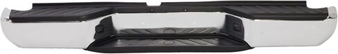 Rear Steel Step Bumper Assembly for 2005-2021 Nissan Frontier without Park Sensor Holes Chrome Back Bumper Replacement for NI1103114,with Pads Brackets and License Plate Lights in Saudi Arabia