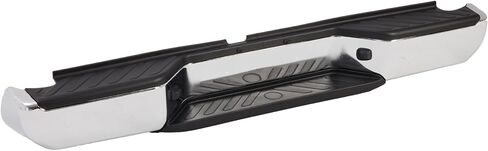 Rear Steel Step Bumper Assembly for 2005-2021 Nissan Frontier without Park Sensor Holes Chrome Back Bumper Replacement for NI1103114,with Pads Brackets and License Plate Lights in Saudi Arabia