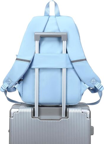 abshoo Big Student Backpack For School Teen Girls Middle High School Bookbag Elementary Backpacks with Lunch Bag (Light Blue) in Saudi Arabia