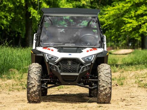 SuperAtv كامل الزجاج الأمامي لـ 2022+ Polaris RZR 200 | 1/4 "بولي كربونات | أقوى من الزجاج | طلاء الصلب XR البصري | in Saudi Arabia