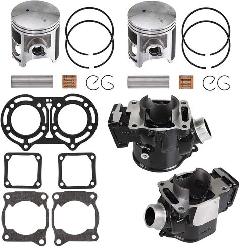 Niche 347cc rodands bore cylinder casket مجموعة طوقا من أجل Yamaha Banshee 350 2GU-11311-00-00 2GU-11321-00-00 in Saudi Arabia