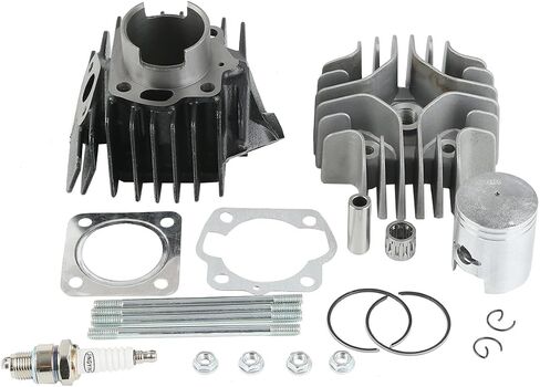 XMT-MOTO Cylinder Piston Gasket Head Top End Kit Fit For Suzuki JR50 JR 50 1978-2006 in Saudi Arabia