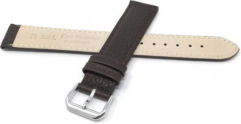 Bandini Double Extra Long (XXL) Womens Italian Leather Watch Band Strap - Padded - Buffalo Pattern - 2 Colors - 12mm, 14mm, 16mm, 18mm, 20mm in Saudi Arabia