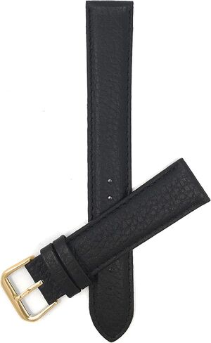 Bandini Double Extra Long (XXL) Womens Italian Leather Watch Band Strap - Padded - Buffalo Pattern - 2 Colors - 12mm, 14mm, 16mm, 18mm, 20mm in Saudi Arabia