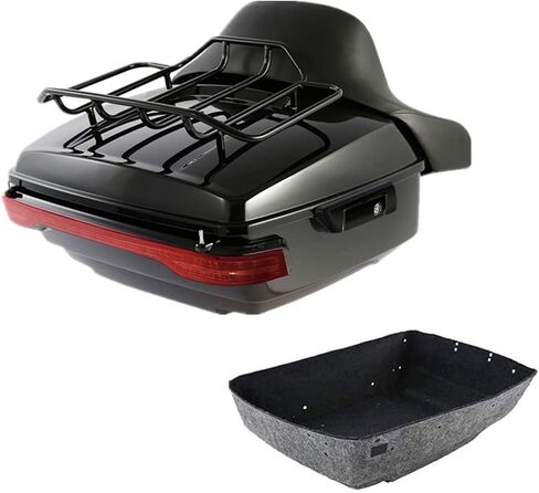 TCMT King Tour Pack Trunk Backrest Pad Luggage Rack Solo Mount Rack Fit For Harley Tour Pak Touring CVO Road King Road Glide Street Glide Electra Glide 2014-2025 in Saudi Arabia