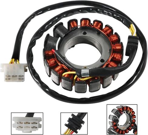 Motorcycle Stator Magneto Generator Coil For KL650 KL650 Tengal 1989-1991 KL650 KLR650 1987-2007 OEM:21003-1170 in Saudi Arabia