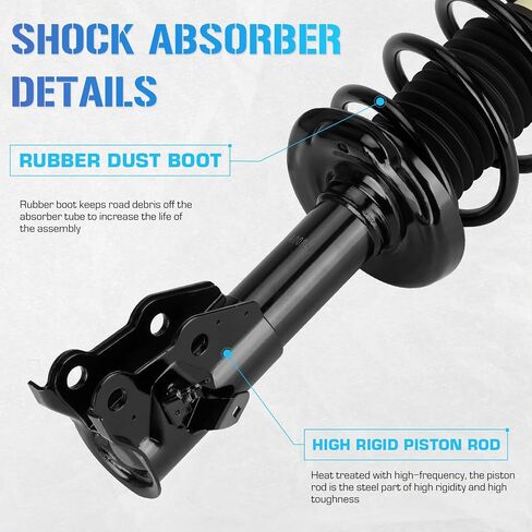 172284 172285 Front Struts Shocks w/Coil Springs for Honda Civic 1.8L ONLY Coupe (EX, LX, DX) 2006 2007 2008 2009 2010 2011, Strut Shock Assembly Absorbers-[ Exc. Sedan and Si, Hybrid, Gx Models ] in Saudi Arabia
