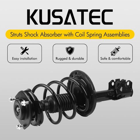 زوج Kusatec الأمامي الكامل دعامات الصدمات ملائمة لكزس ES350 2007-2009 ؛ تويوتا أفالون 2006-2012/ كامري 2007-2011/ سولارا 2006-2008 ، 172308 172307 الدعامات اليسرى/ اليمنى مع تجميعات الربيع لفائف in Saudi Arabia