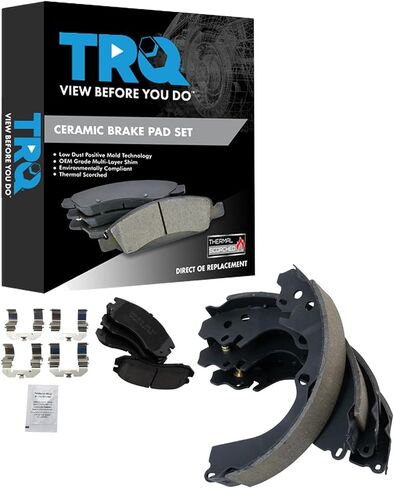 TRQ Brake Pads Ceramic Compatible with 1993-1996 Subaru Impreza 1995-1996 Legacy in Saudi Arabia
