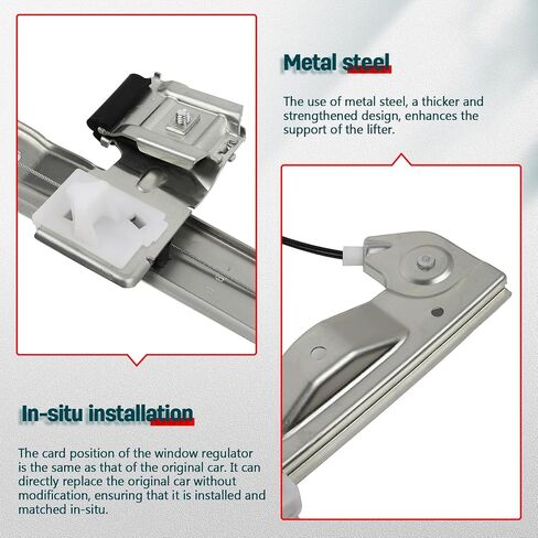 FINDAUTO Power Window Regulator Front Right Passenger Side fit for 2006-2012 for Ford Fusion 740-141 Window Regulator Assembly Without Motor in Saudi Arabia