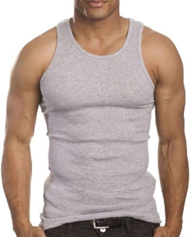 C&A COLLECTION 3 Pack Tank Top - Black, White and Grey in Saudi Arabia