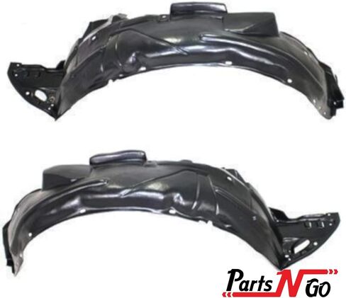 Parts N Go 06-11 Civic Fender Liners Splash Guard Pair Front Driver & Passenger Side LH/RH Liner - HO1250106, HO1251106, 74101-SVA-A00, 74151-SVA-A00 in Saudi Arabia