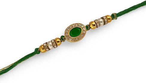 Handmade Rakhi for Brother – Traditional Indian Rakhi for Brother with Elegant Design – Unique Gift for Rakshabandhan Festival – Celebrate Bond of Love with Best Rakhi in Saudi Arabia