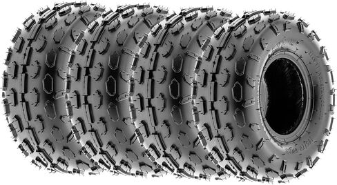 SunF 145/70-6 145/70x6 Light Weight ATV UTV Knobby Tire 6 PR A015 - SET of 4 in Saudi Arabia