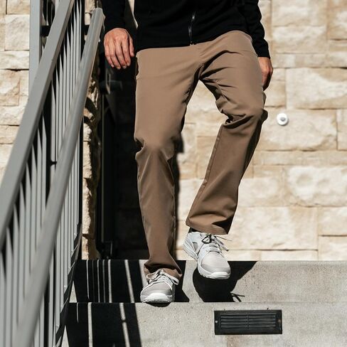Ketl Tomfoolery Travel Pants Fit مباشرة: تمتد ، قابلة للتعبئة ، طراز Chino الطراز مع جيوب السوستة in Kuwait