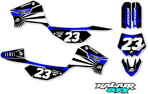 Graphics Kit for Apollo RFZ X4-X6 X14-X19 (All Years) FH Series Dark-Blue 09 Mil-Dirt Pit Bike Motorcycle Stickers,Dirtbike Racing Decal Automotive Motocross Accessories no Plastics in Saudi Arabia