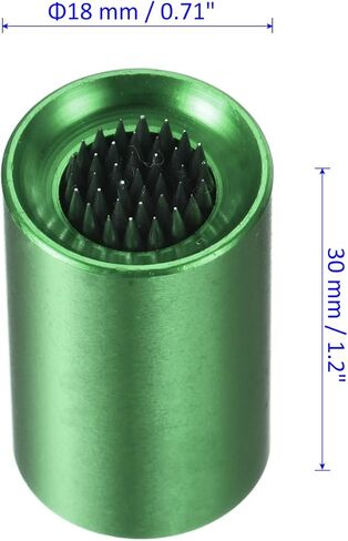 Snooker Billiard Pool Cue Tip Tool - Aluminum Alloy 2 in 1 Cue Stick Repair Tool, Multifunction, Apply for Snooker Men Women (18mm, Red) in Kuwait