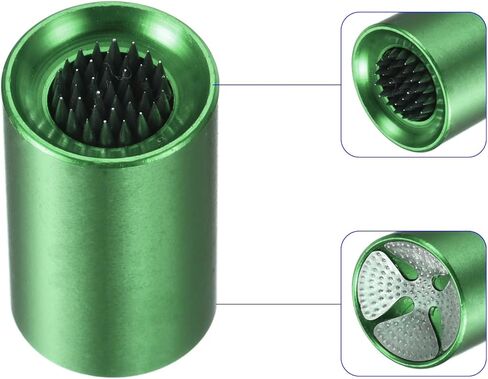 Snooker Billiard Pool Cue Tip Tool - Aluminum Alloy 2 in 1 Cue Stick Repair Tool, Multifunction, Apply for Snooker Men Women (18mm, Red) in Kuwait