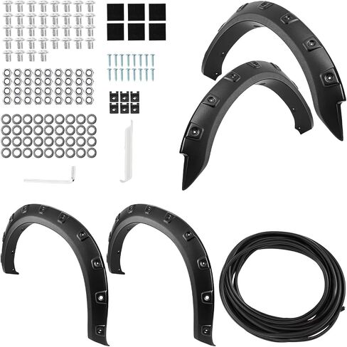 Filtop Fender Flare ، متوافق مع 2010-2018 RAM 2500 3500 ملاءمة ملهمة العجلة الأسود غير اللامع - 4pcs in Saudi Arabia
