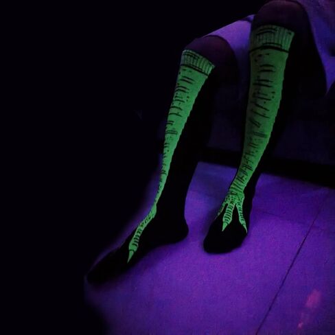 جوارب ركبة الدجاج المضحكة ، الجوارب الجديدة للنساء الرجال البالغين ، هدايا عيد ميلاد عيد الميلاد. in Kuwait