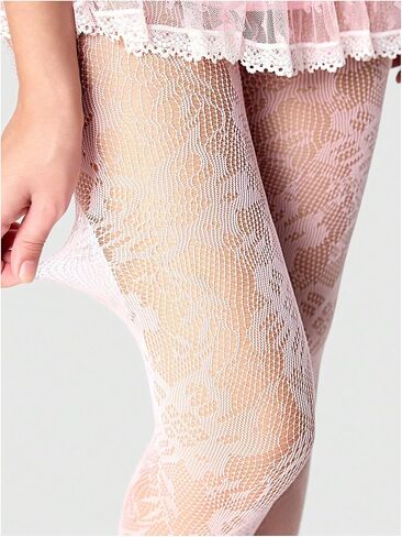 SHENHE Women's 1 Pair Fishnet Tights Patterned Stretch Kawaii Sheer Stockings Pantyhose in Saudi Arabia