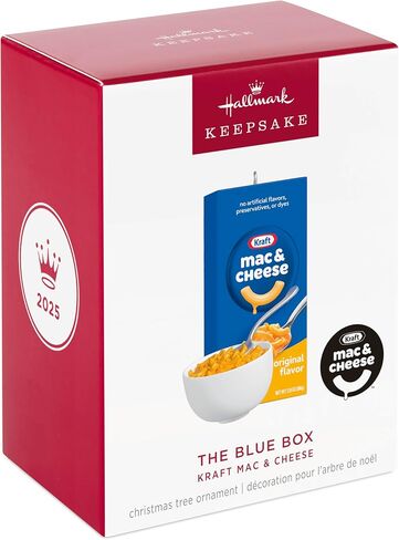 Hallmark Keepsake Christmas Ornament 2025, Kraft Mac & Cheese The Blue Box, Nostalgia Gifts in Saudi Arabia