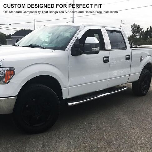 Spec-D Tuning [2015 Look] Chrome Power Heated Towing Mirrors w/LED Signal Compatible with 2007-2014 Ford F150 Pickup Left + Right in Saudi Arabia