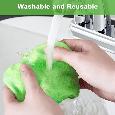 Tallew 2 Packs Windshield Cleaner Tool Microfiber Car Window Cleaner Auto Window Cleaning with Detachable Handle, 6 Reusable Microfiber Pads and 2 Spray Bottles for Car Cleanser Brush Cleaning Kit in Saudi Arabia