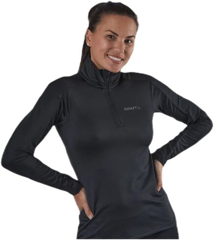 Craft Sportswear Women's Core Gain Midlayer - Half-Zip Pullover for Outdoors/Lightweight Jacket for Layering in Saudi Arabia