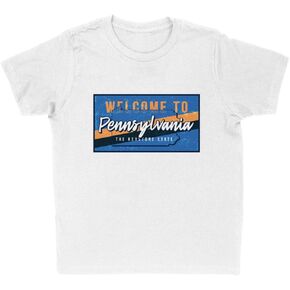 Welcome to Pennsylvania Kids T-Shirt Youth in Saudi Arabia