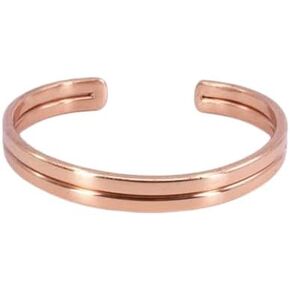 Handmade Copper Cuff Bracelet – Pure Copper Bangle for Men & Women – Adjustable Healing Jewelry by Jai Maa Laxmi in Saudi Arabia