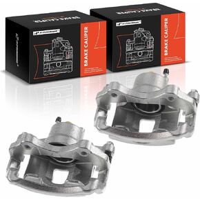 A-Premium Set of 2 Disc Brake Caliper Assembly with Bracket Compatible with Select Nissan Models - Versa 2009 2010 2011, 1.6L - Front Driver and Passenger Side in Saudi Arabia