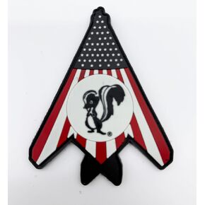 Skunk Works® F-117 Nighthawk Patch, 5 inch, PVC, Hook and Loop Backing in Saudi Arabia