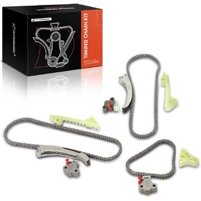 A-Premium Engine Timing Chain Kit W/Sprocket & Tensioner & Guide Compatible with Cadillac, Buick & Oldsmobile - SRX, DTS, STS, XLR, Lucerne, Allante, DeVille, Eldorado, Seville, Aurora - V8 4.0L 4.6L in Saudi Arabia