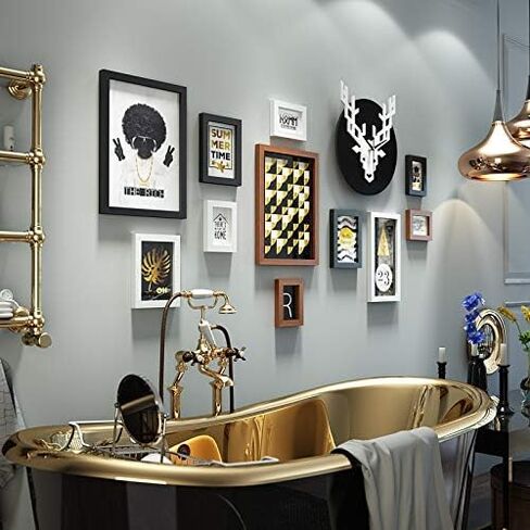 Photo Wall Decoration Painting Combination Hanging Picture Wholesale Photo Frame Wall Hanging Photo Wall Easel Picture Frame Wall Clock in Saudi Arabia