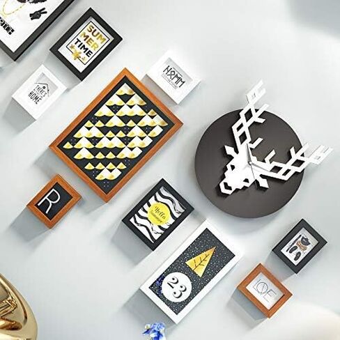 Photo Wall Decoration Painting Combination Hanging Picture Wholesale Photo Frame Wall Hanging Photo Wall Easel Picture Frame Wall Clock in Saudi Arabia