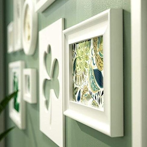 9 Pieces of Solid Wood Photo Frame Creative Photo Wall/Frame Wall in Saudi Arabia