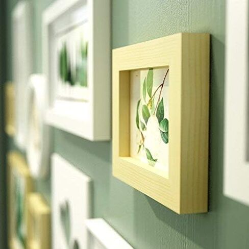 9 Pieces of Solid Wood Photo Frame Creative Photo Wall/Frame Wall in Saudi Arabia